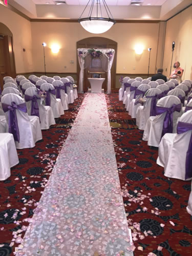Indoor Ceremony Purple